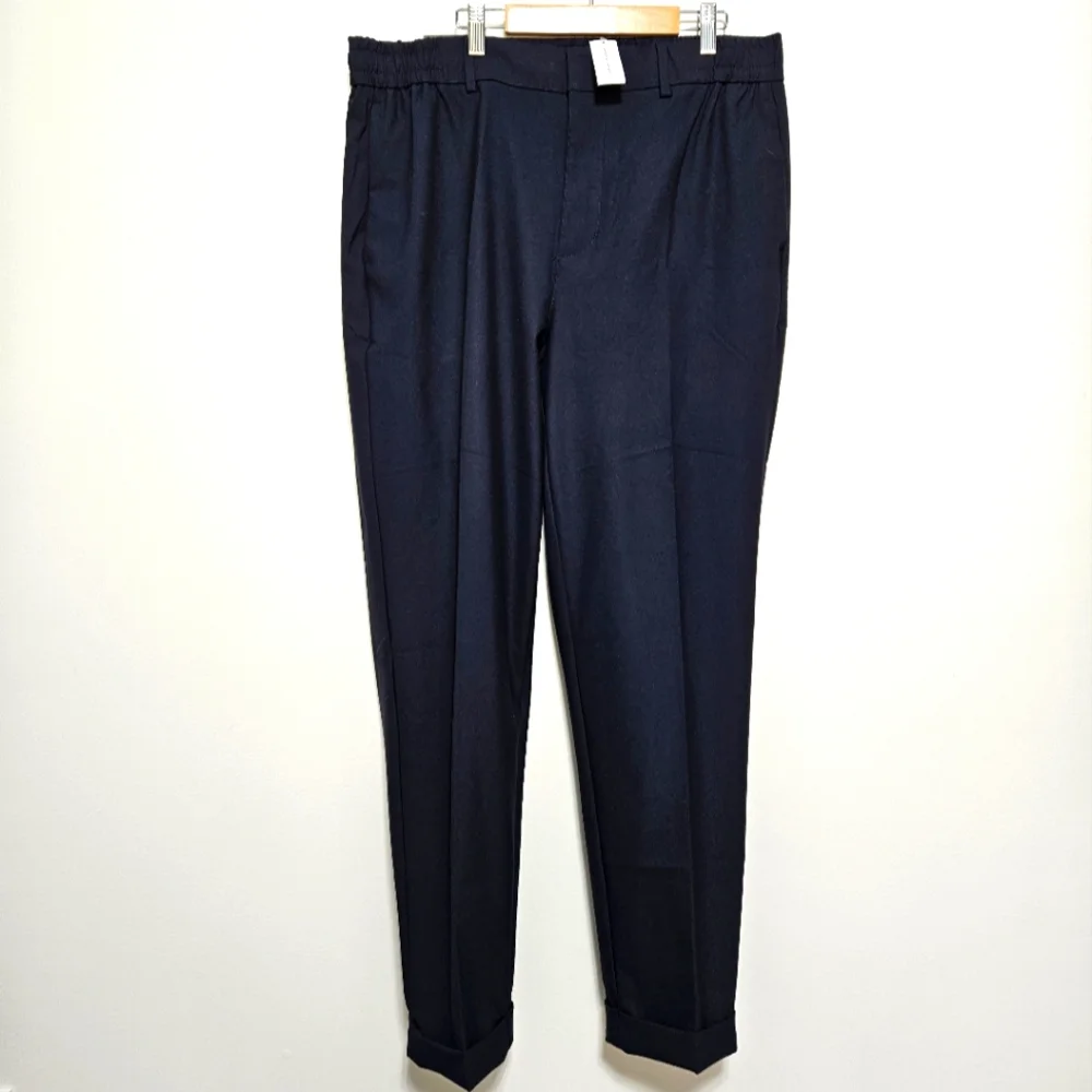 Banana Republic NWT Mens Tailored Trouser Stretch Waist‎ Preppy 36X34 Blue